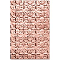 Sizzix Carpeta de repujado Textured Impressions 3-D 664426- Azulejo adornado de Jen Long- Multicolor- Talla única